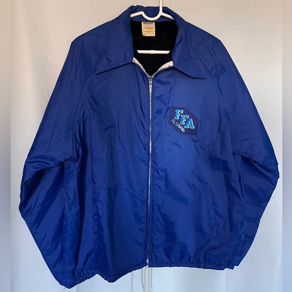 Vintage Horizon Sportswear FFA Alumni fur lined jacket size XL